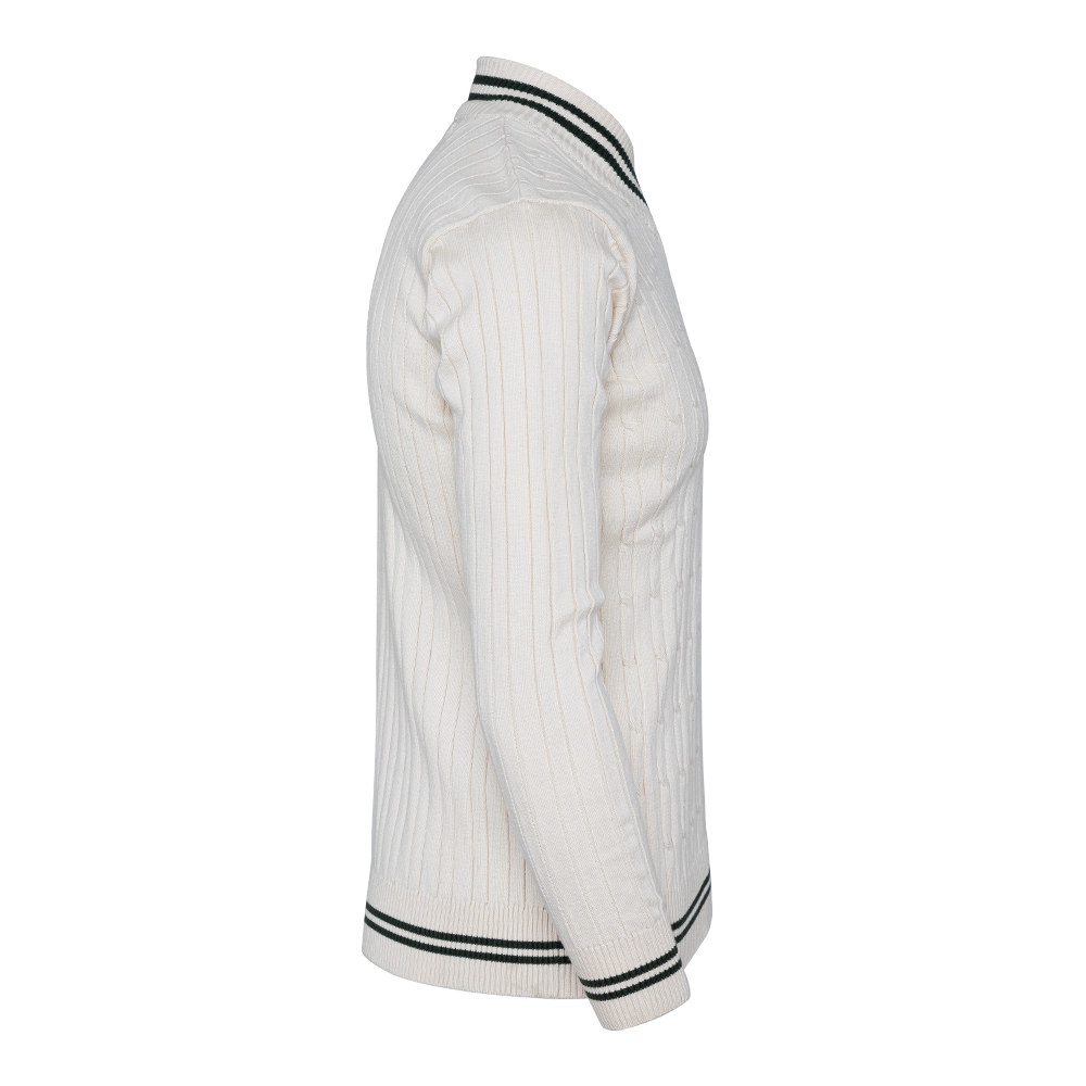 Dartmouth (Crème cricket with Dartmouth embroidery)