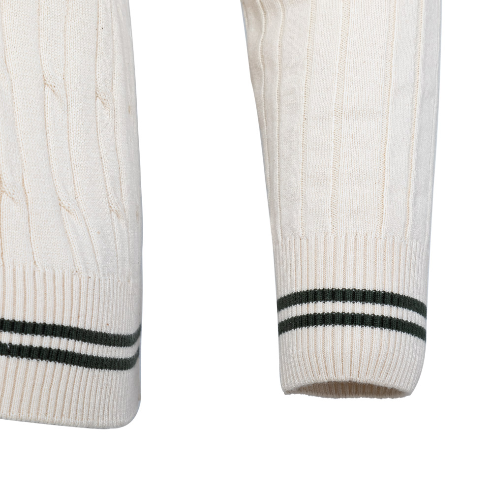 Dartmouth (Crème cricket with Dartmouth embroidery)