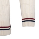 Harvard (Crème Cricket With Harvard Veritas Embroidery)