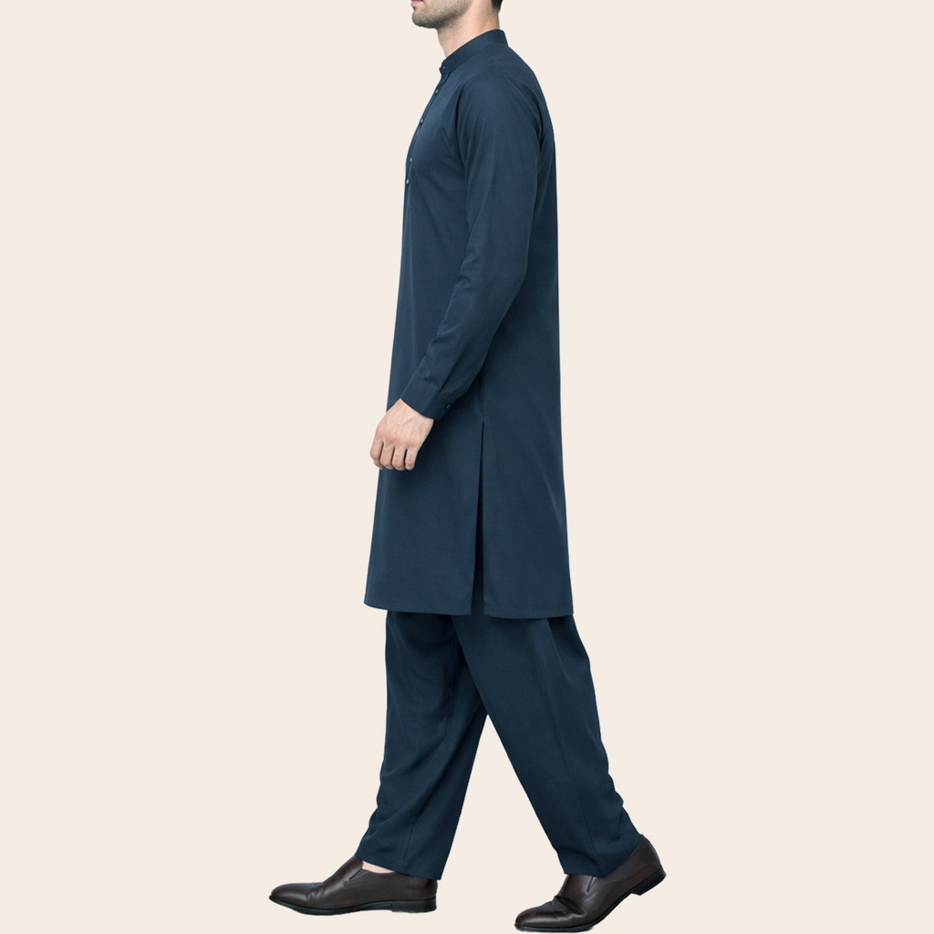 Men's Kameez Shalwar (RVLPSH-4|U3234/BND-CCF)