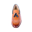 Brown Polished Tassel Loafer (UENT-MW-3|MIS/1)