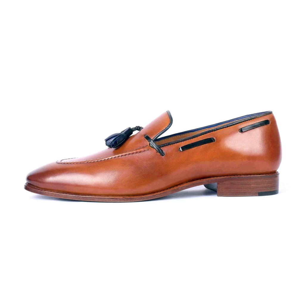 Brown Polished Tassel Loafer (UENT-MW-3|MIS/1)