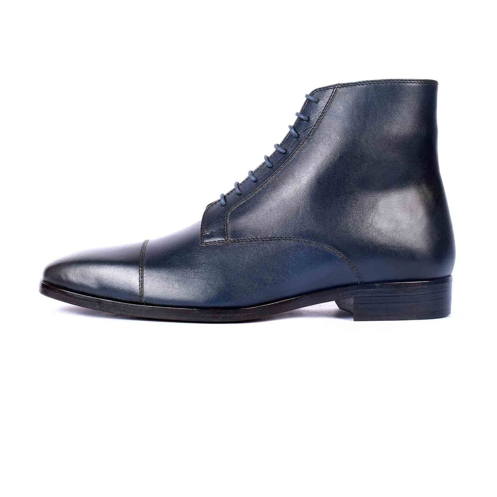 Black Wing Tip Quarter Brogue Boot (UENT-MW-14|MIS/1)