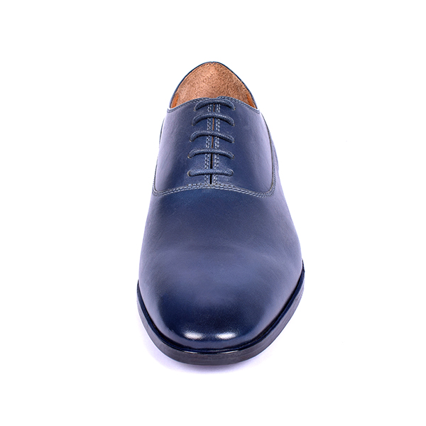 Blue Polished Leather Oxford (UENT-MW-18|MIS/1)