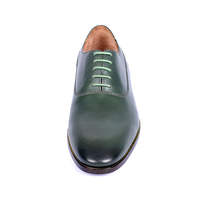 Green Polished Leather Oxford (UENT-MW-21|MIS/1)