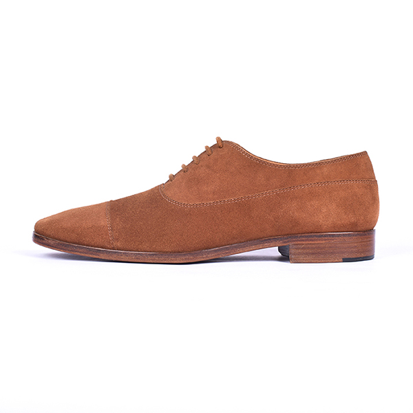 Brown Suede Cap Toe Oxford (UENT-MW-22|MIS/1)