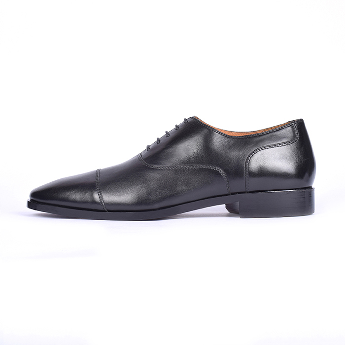 Black Polished Leather Oxford (UENT-MW-23|MIS/1)