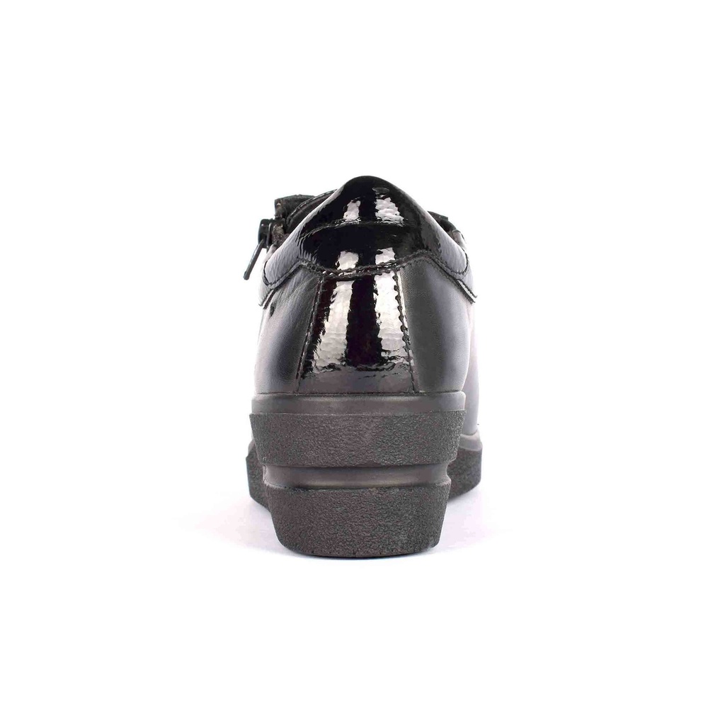 Black Plain Leather Sneaker (PAK-SER-19-11-14081-SP|MIS/1)