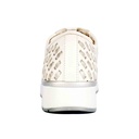 White Checkered Leather Sneaker (PAK-SER-17-04-8416|MIS/1)