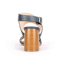 Grey Plain Leather High Heel (PAK-SER-19-04-12779|MIS/1)