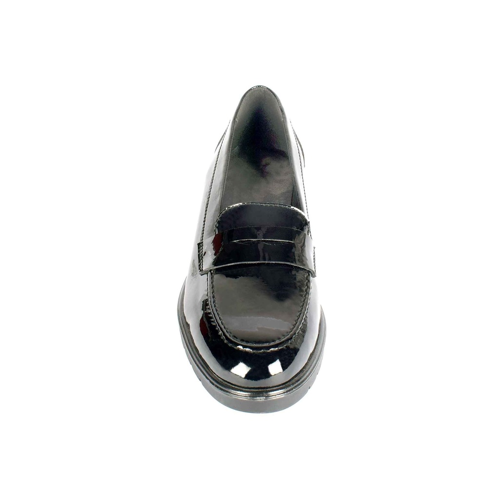 Black Plain Patent Leather Loafer (PAK-SER-16-11-7893-SP|MIS/1)