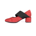 Red Plain Suede Mary Jane (PAK-SER-19-11-14004|MIS/1)