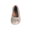 Brown Fancy Leather Ballet Flat (PAK-SER-19-09-13484|MIS/1)