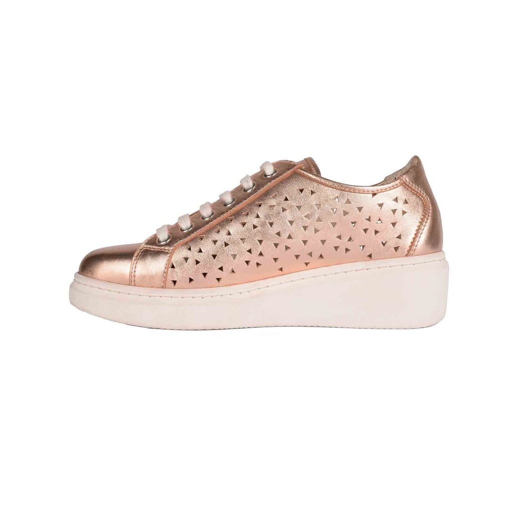 Golden Textured Leather Sneaker (PAK-SER-19-04-12706|MIS/1)