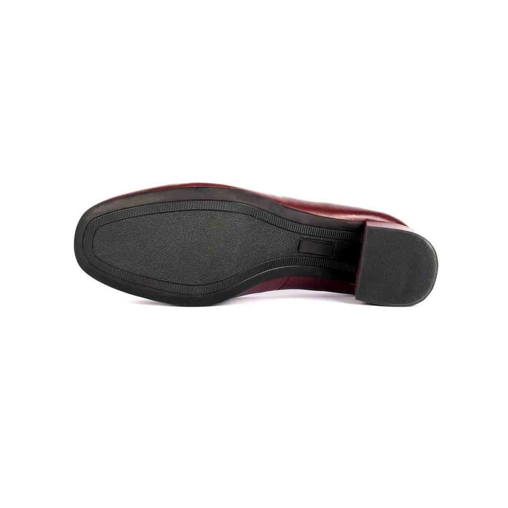 Red Plain Leather High Heel (PAK-SER-19-10-13517|MIS/1)