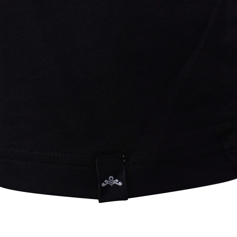 BLACK KOMFORT MODE PLAIN RELAXED FIT T-SHIRT