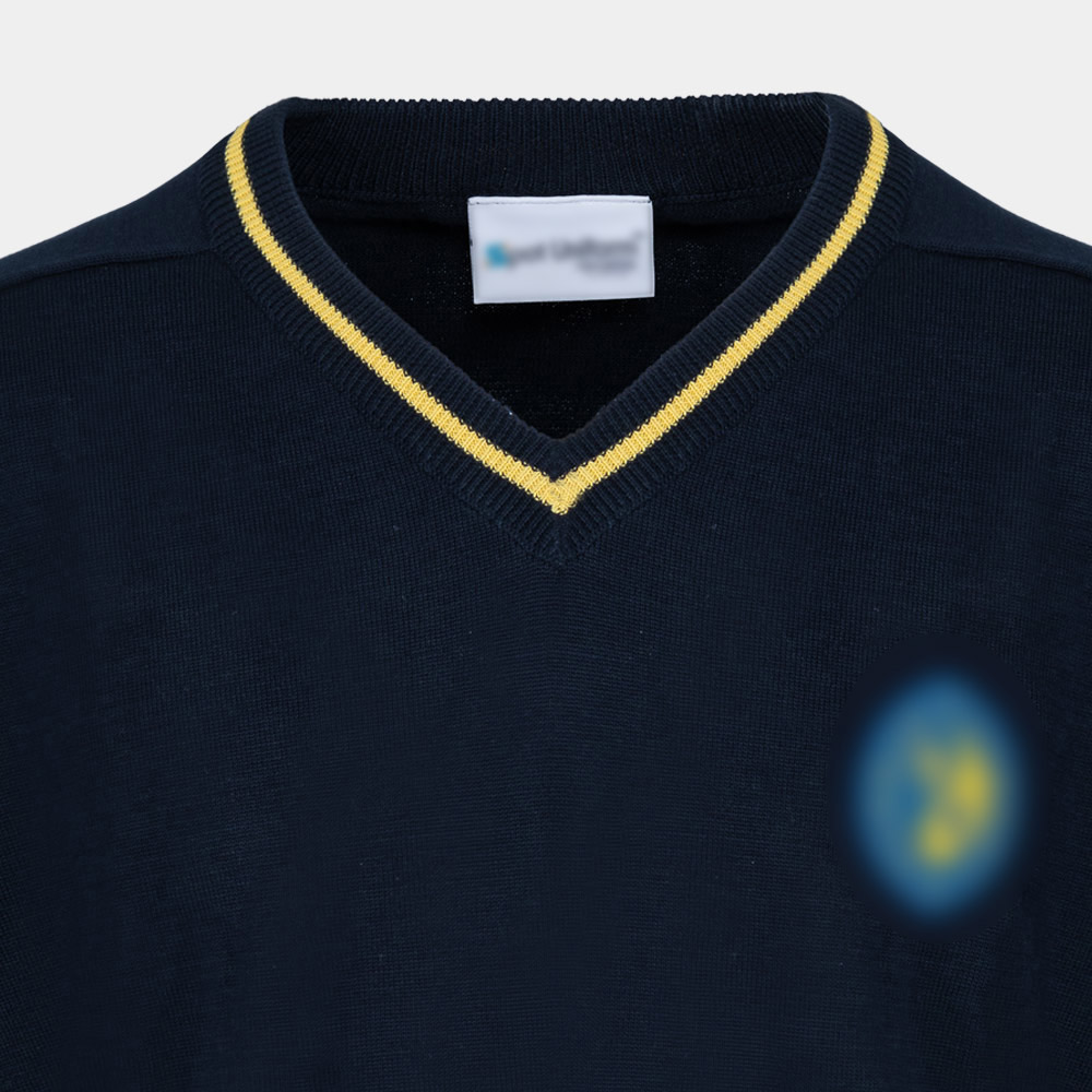 Durham Jumper (OXF-2 YARN COTTON KNITTING 26/2 (BLU-DRK)|DRM/5)