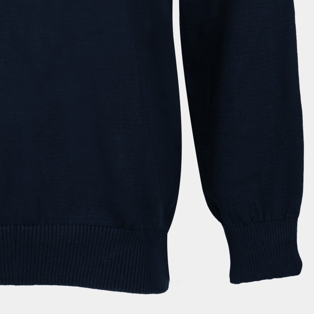 Durham Jumper (OXF-2 YARN COTTON KNITTING 26/2 (BLU-DRK)|DRM/5)