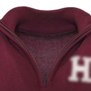 Men's Quarter Zip Sweater (YKCTN-26/2_RED-DRK|HVD/1)