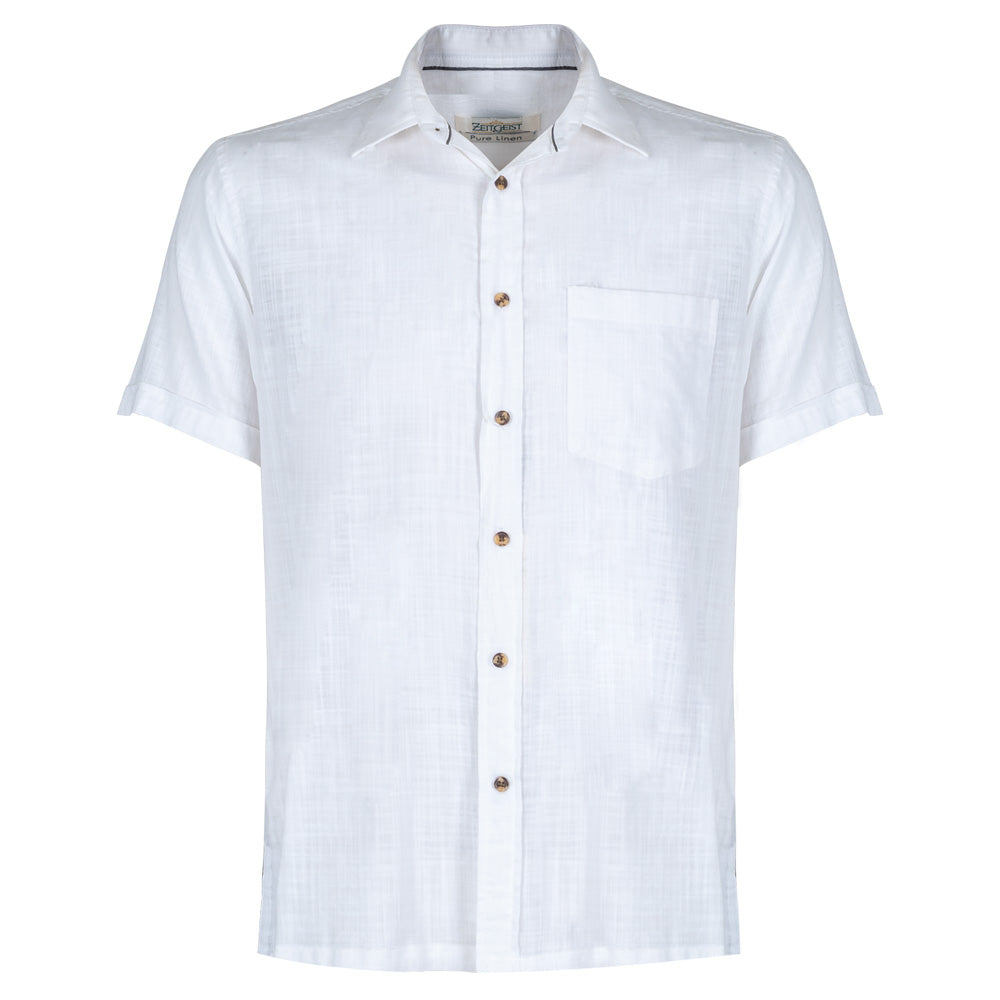 Men's Pure Linen Bushirt (LIN-1164|HSP|FOLA)