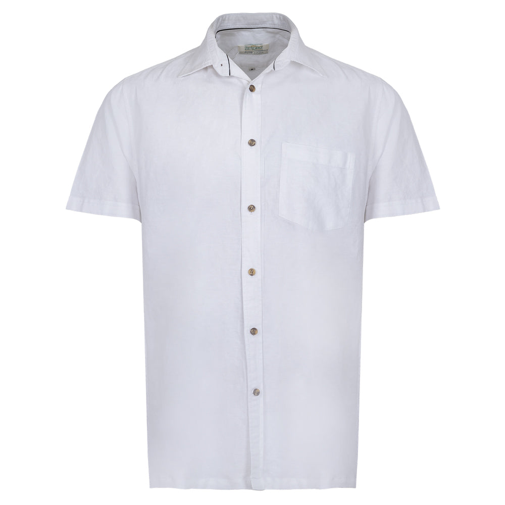 Men's Pure Linen Bushirt (LIN-1201|HSP)        