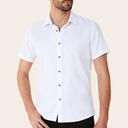 Men's Pure Linen Bushirt (LIN-1029|CLR/HSP|FOLA)