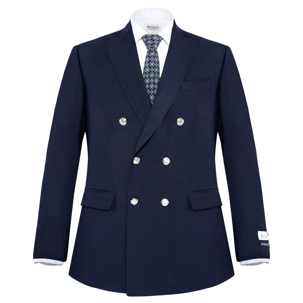 Men's Wool Blend Blazer (STR-64|TLF18/DB)        