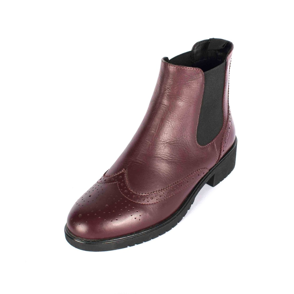 Brown Plain Leather Chelsea Boot (PAK-SER-18-10-11712-SP|MIS/1)