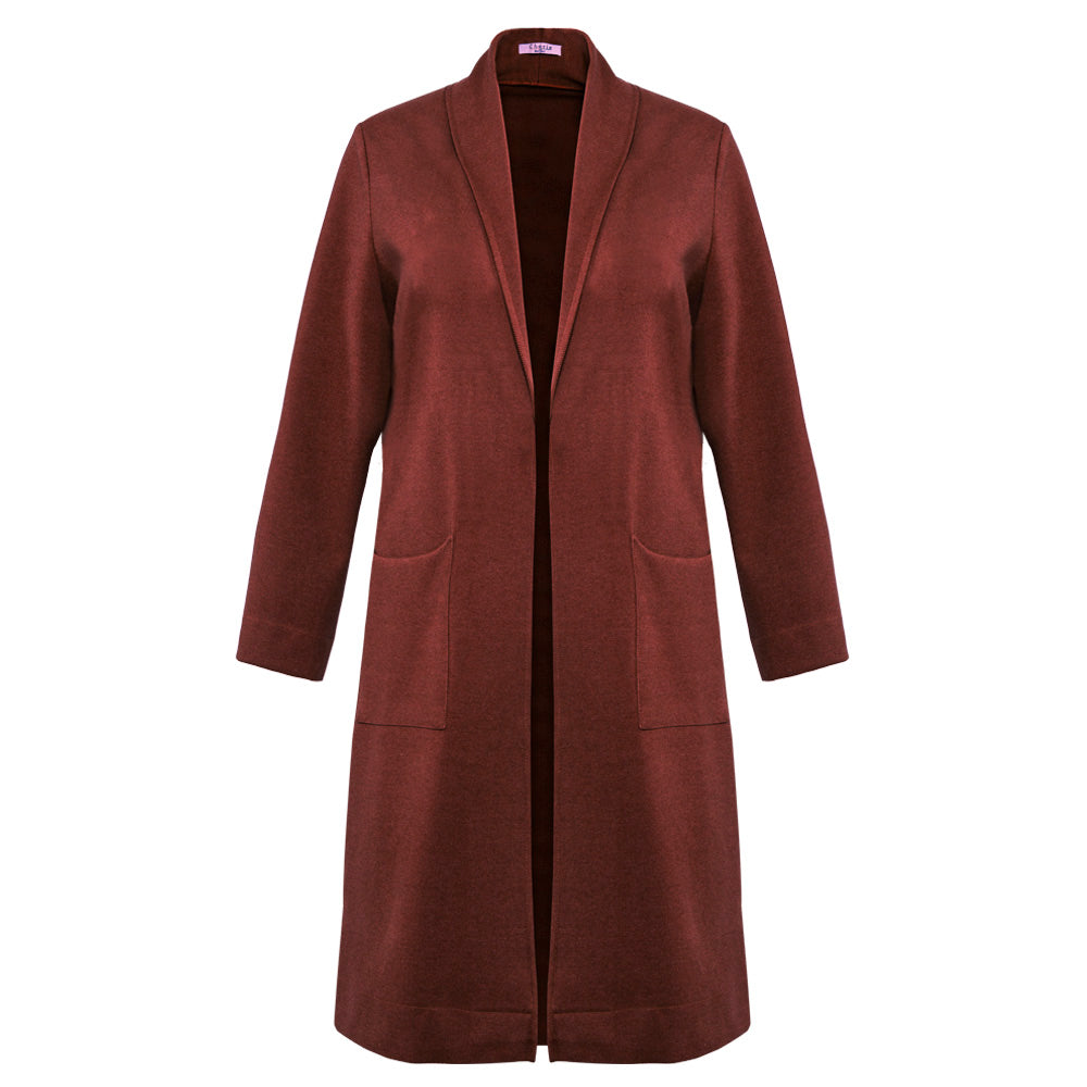 Women's Feather Form Half Coat (KNT-49|1663)       
