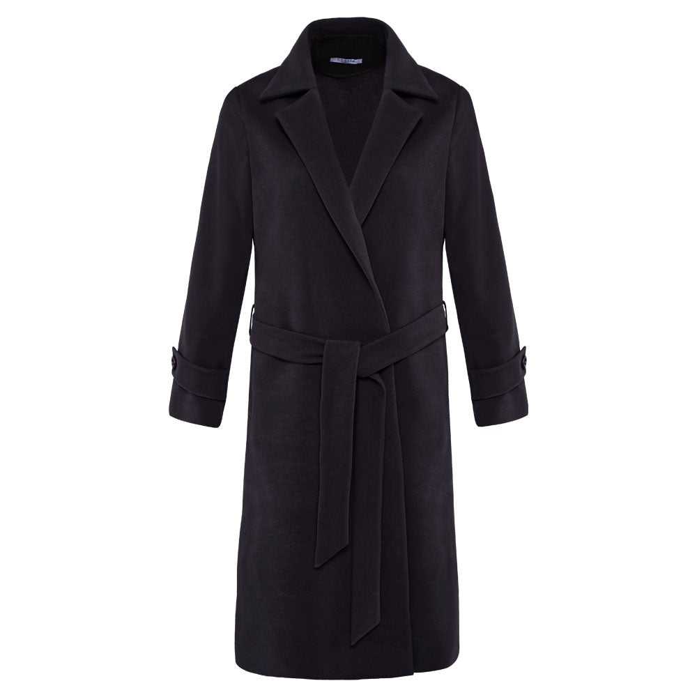 Women's Feather Form Half Coat (KNT-56|1668)       