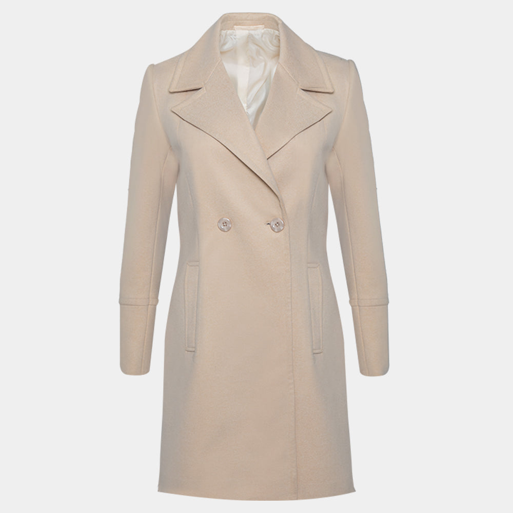 Women's Feather Form Half Coat (KNT-67|1116)       