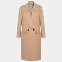 Women's Feather Form Over Coat (KNT-63|1662)       