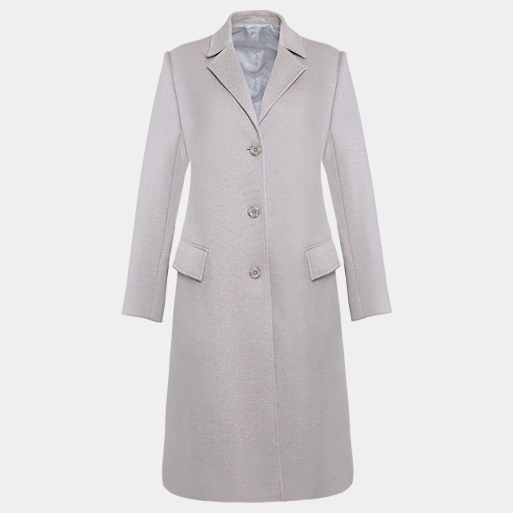 Women's Feather Form Over Coat (KNT-64|1656)       
