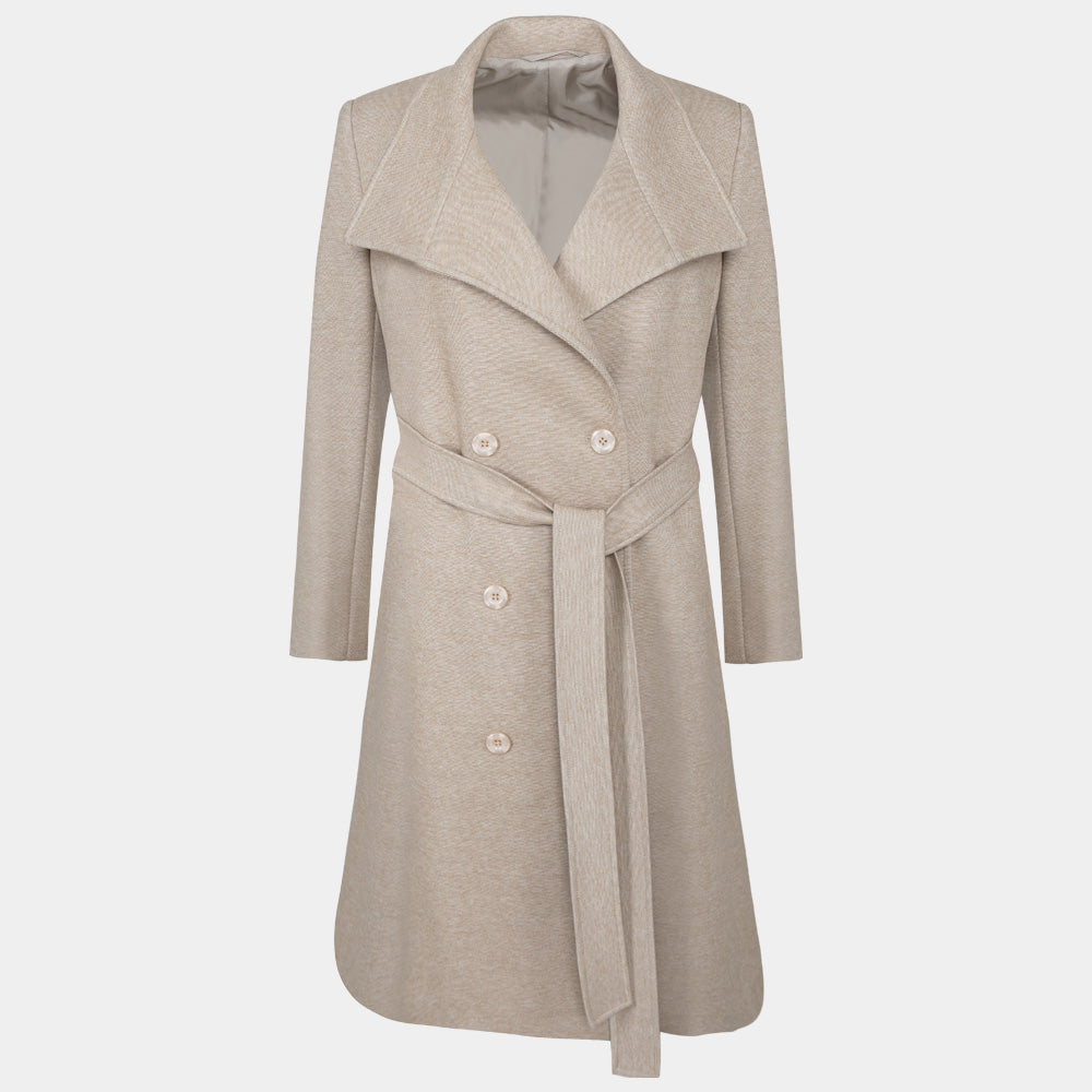 Women's Feather Form Over Coat (KNT-69|1665)       