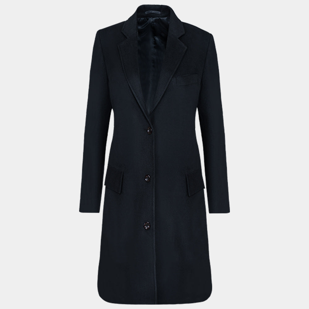 Women's Feather Form Half Coat (KNT-73|1802)       