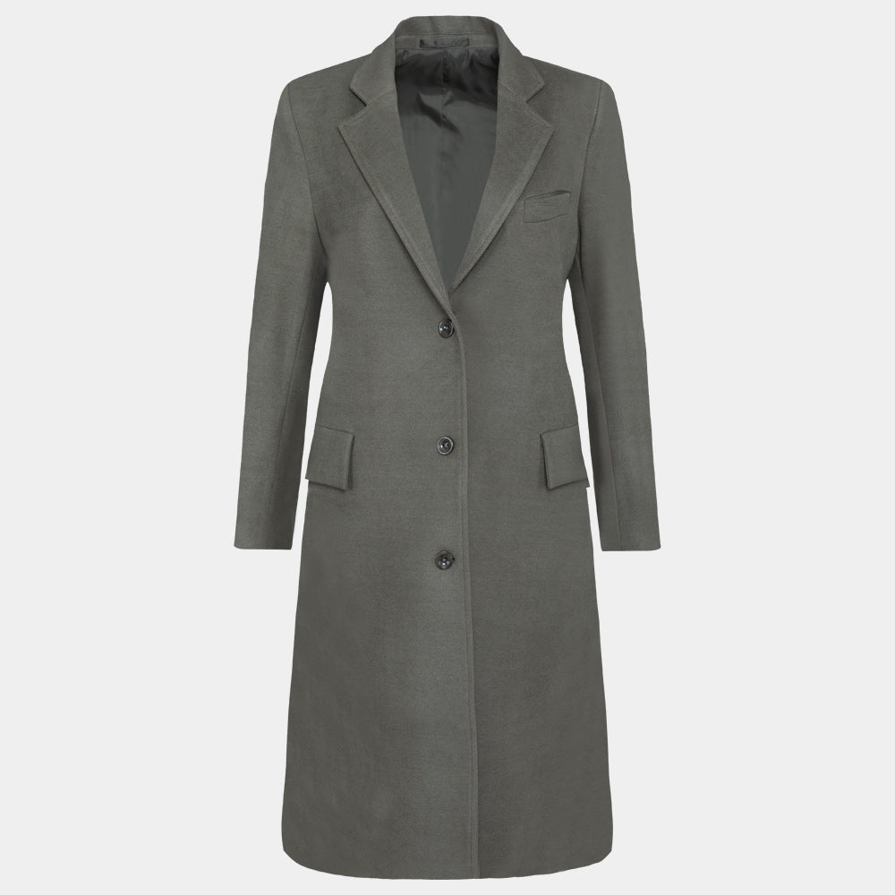 Women's Feather Form Half Coat (KNT-76|1802)       