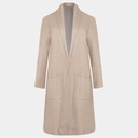 Women's Feather Form Half Coat (KNT-69|1663)       