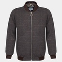Men's Microfiber Bomber Jacket (KNT-83|BR3)       