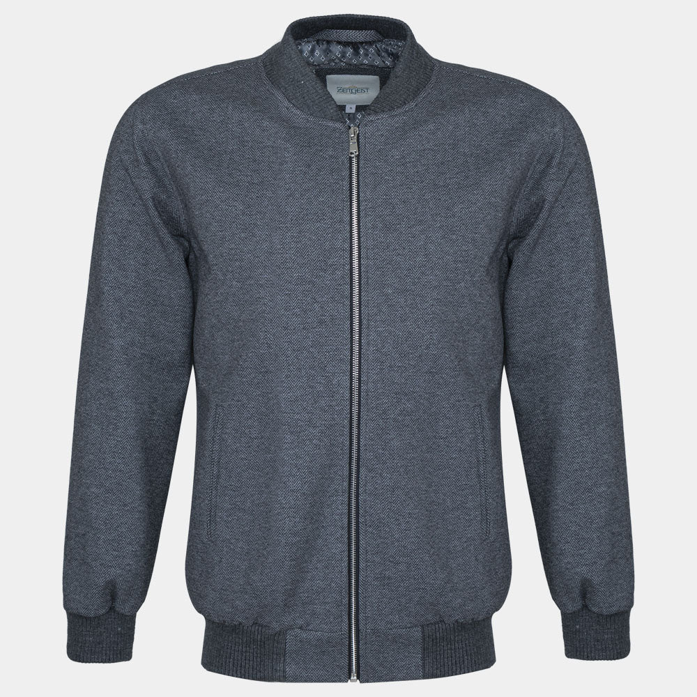 Men's Microfiber Bomber Jacket (KNT-86|BR3)       