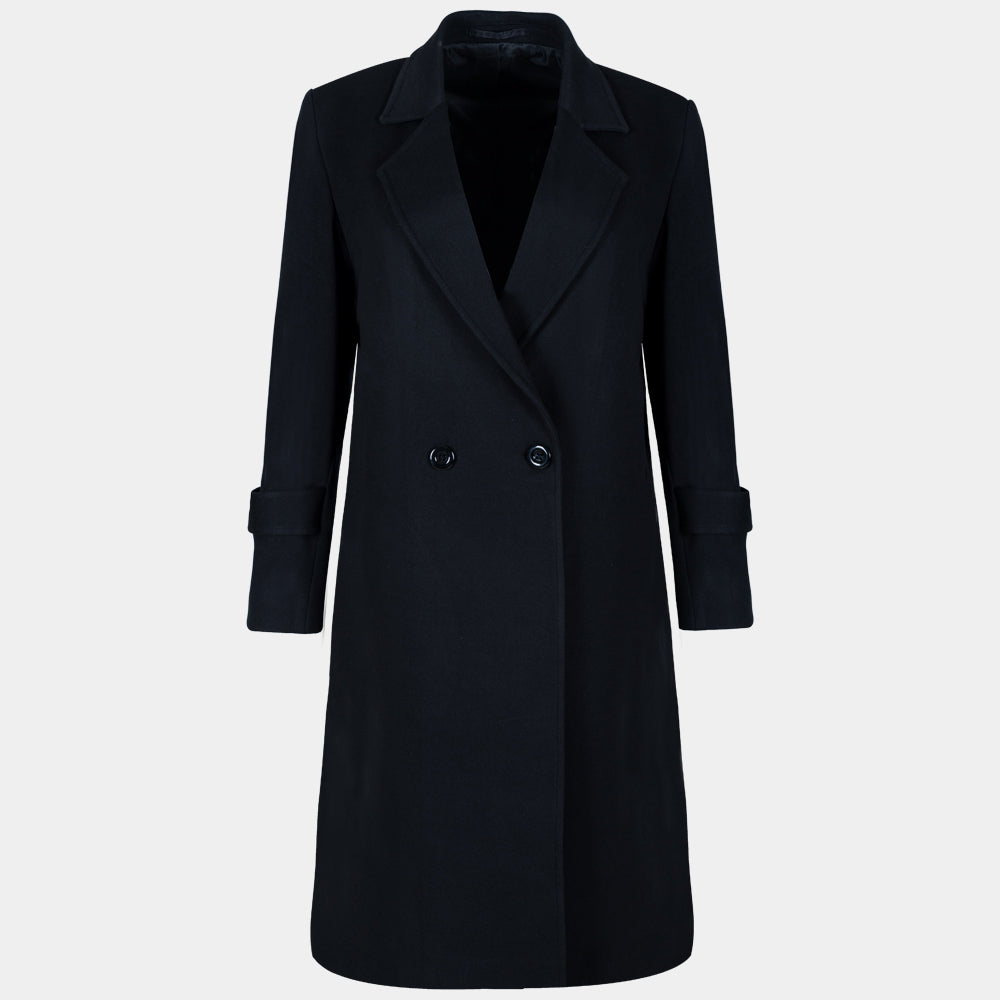 Women's Feather Form Half Coat (KNT-33|1804)       