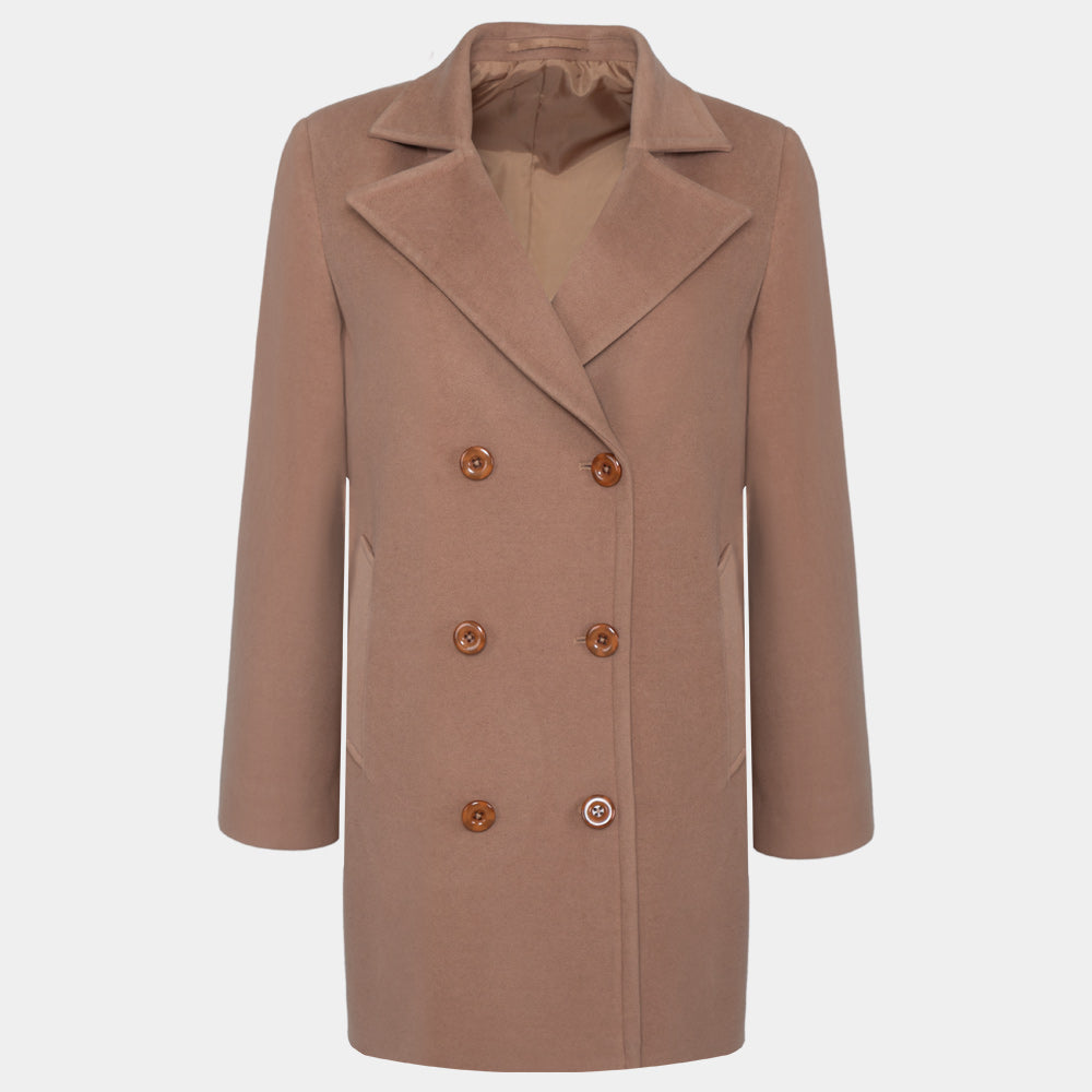 Women's Feather Form Half Coat (KNT-79|1670)       