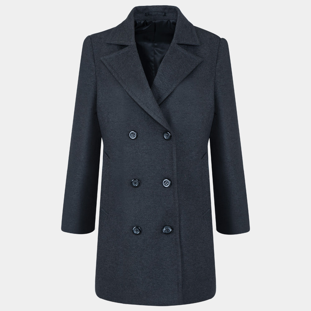 Women's Feather Form Half Coat (KNT-93|1670)       