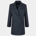 Women's Feather Form Half Coat (KNT-93|1670)       