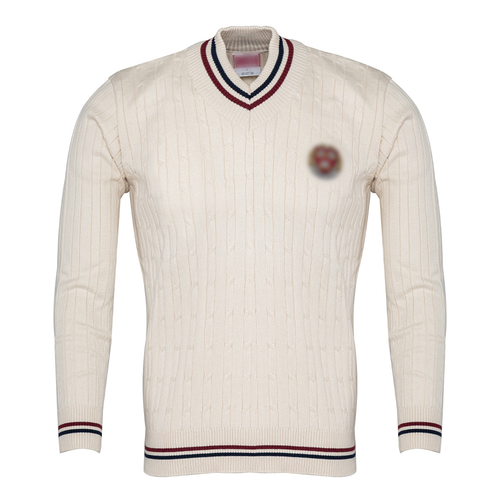 Harvard (Crème Cricket With Harvard Veritas Embroidery)