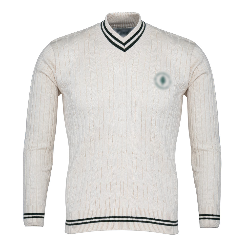 Dartmouth (Crème cricket with Dartmouth embroidery)