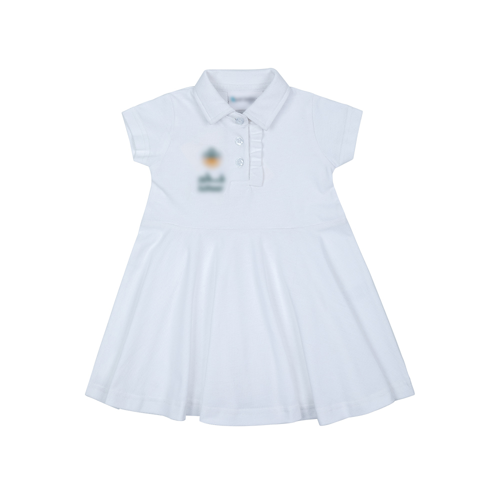 Juthoor Polo Dress (PKH-100C (WHT-REG)|JTH/1)