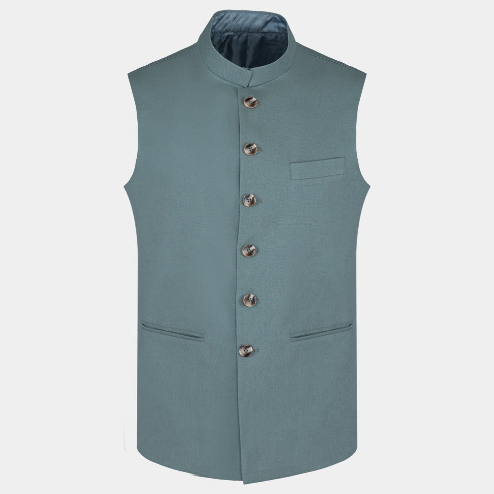 Men's Waist Coat (LIN-1447|REG)