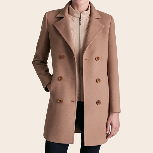 Women's Microfiber Half Coat (KNT-79|1670)       