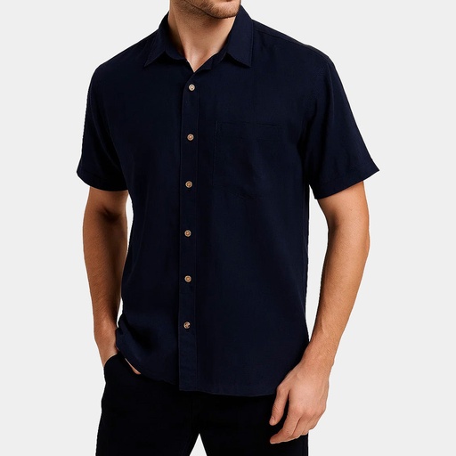 Men's Pure Linen Bushirt (LIN-1408|HSP)        
