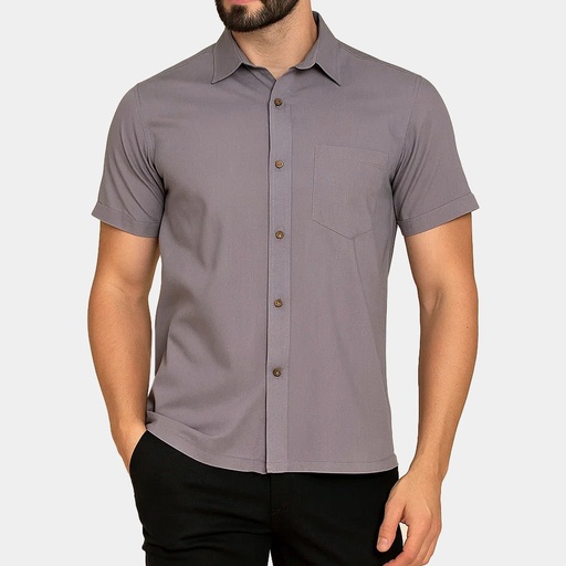Men's Linen Lux Bushirt (LINCLX-12|HSP)        